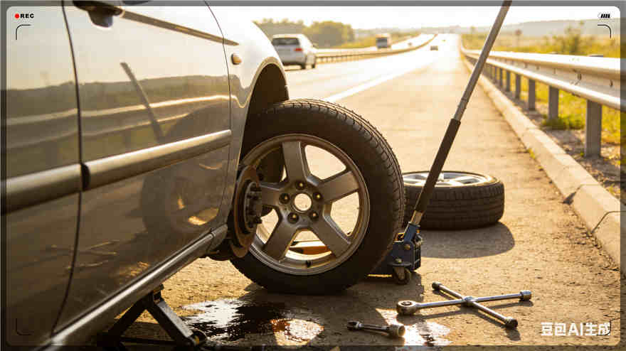 樟树高速公路扎胎-汽车流动补胎